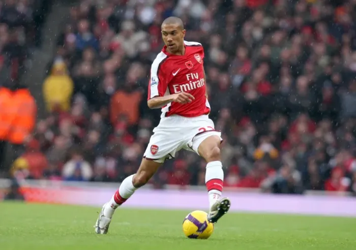 Framed Print : Gael Clichy: Arsenal's Hero in a 2:1 Victory over Manchester United, Barclays Premier League, Emirates Stadium, 8 / 11 / 08