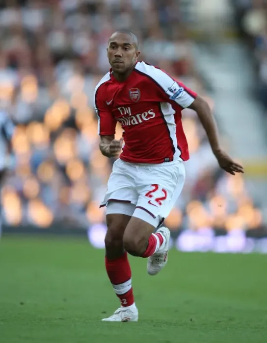 Framed Print : Gael Clichy: The Decisive Moment at Craven Cottage - Arsenal's 1-0 Victory over Fulham, Barclays Premier League, September 26, 2009