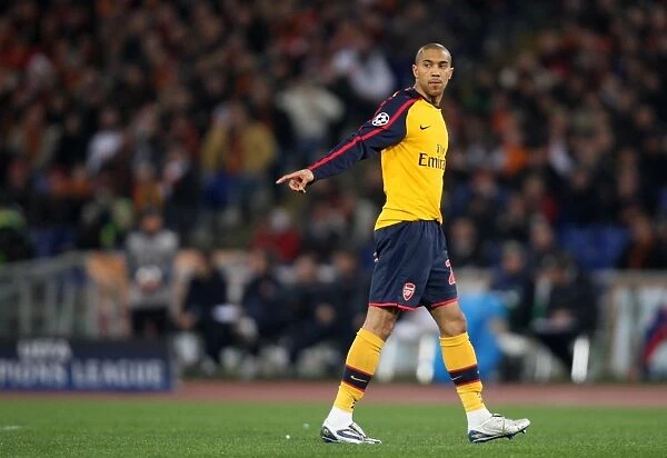 Gael Clichy in UEFA Champions League Drama: Arsenal vs. AS Roma (1:0, 6:7 after Penalty Shootout)