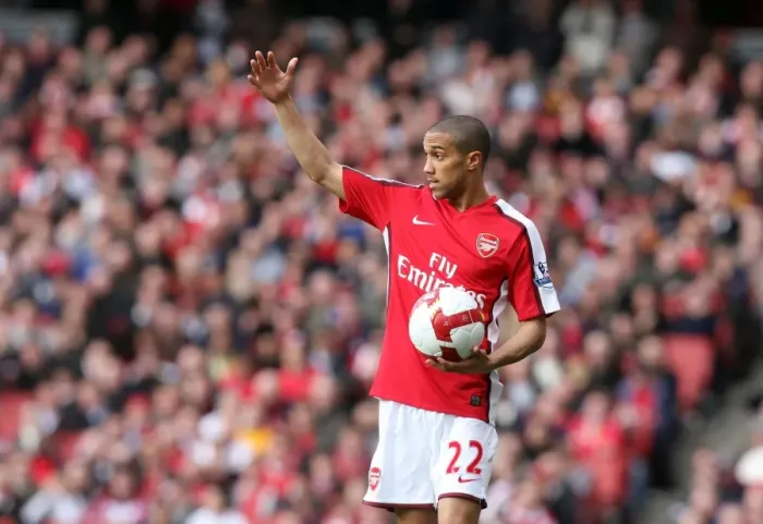 Framed Print : Gael Clichy's Brilliant Performance Leads Arsenal to 4-0 Victory over Blackburn Rovers