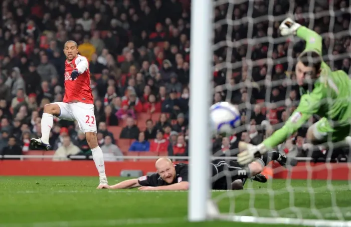 Framed Print : Gael Clichy's Fifth Goal: Arsenal Crushes Leyton Orient 5-0 in FA Cup (2-3-11) Framed Print : Gael Clichy's Fifth Goal: Arsenal Crushes Leyton Orient 5-0 in FA Cup (2-3-11)