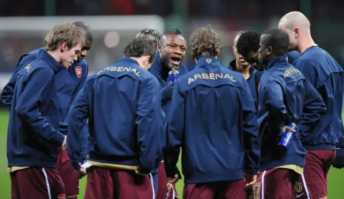 Framed Print : Gallas Rallies Arsenal: 0-2 Victory Over AC Milan in Champions League Framed Print : Gallas Rallies Arsenal: 0-2 Victory Over AC Milan in Champions League