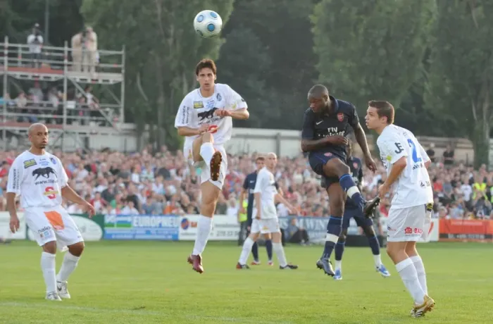 Framed Print : Gallas Scores Fifth: Arsenal Crushes SC Columbia 7-1