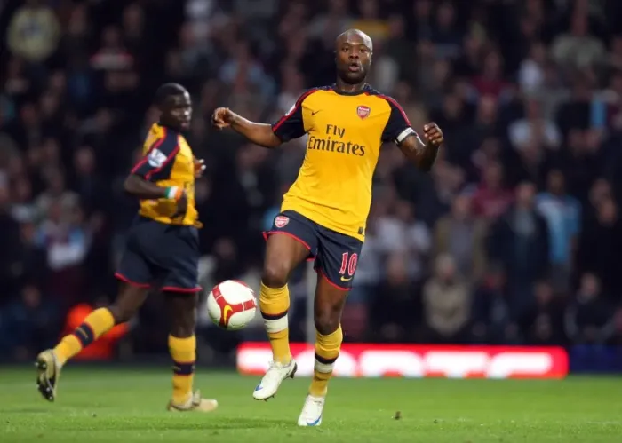 Framed Print : Gallas's Leadership: Arsenal's 2-0 Victory over West Ham United, 2008
