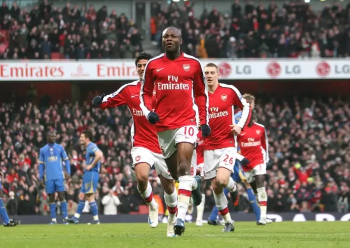 Framed Print : Gallas's Thrilling Goal: Arsenal Leads 1:0 over Portsmouth, Barclays Premier League, Emirates Stadium, London, 2008 Framed Print : Gallas's Thrilling Goal: Arsenal Leads 1:0 over Portsmouth, Barclays Premier League, Emirates Stadium, London, 2008