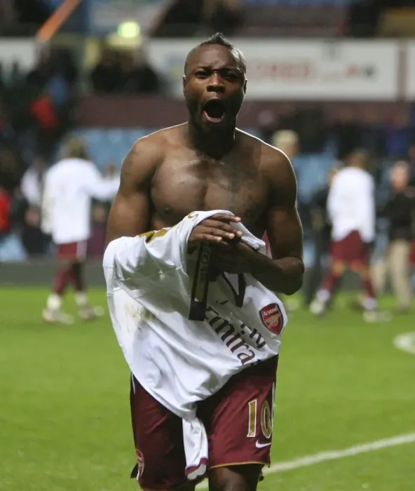 Framed Print : Gallas's Triumph: Arsenal's 2-1 Victory Over Aston Villa, 2007 Framed Print : Gallas's Triumph: Arsenal's 2-1 Victory Over Aston Villa, 2007