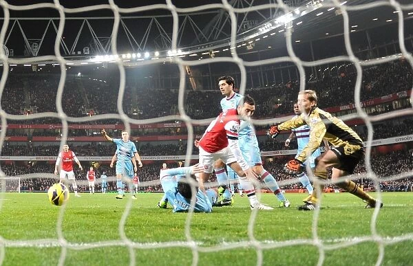 Game-Changer: Santi Cazorla's Iconic Backheel Goal for Arsenal vs. West Ham United (2012-13)