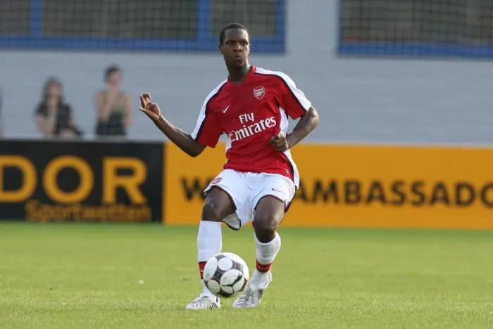 Framed Print : Gavin Hoyte in Action: Arsenal's Victory over Burgenland (28 / 7 / 2008) Framed Print : Gavin Hoyte in Action: Arsenal's Victory over Burgenland (28 / 7 / 2008)