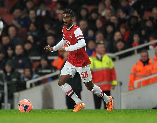 Gedion Zelalem: In Action for Arsenal against Coventry City, FA Cup Fourth Round