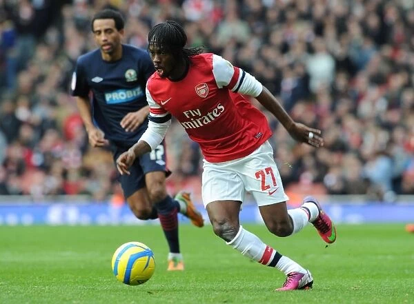 Gervinho in Action: Arsenal vs Blackburn Rovers, FA Cup 2012-13
