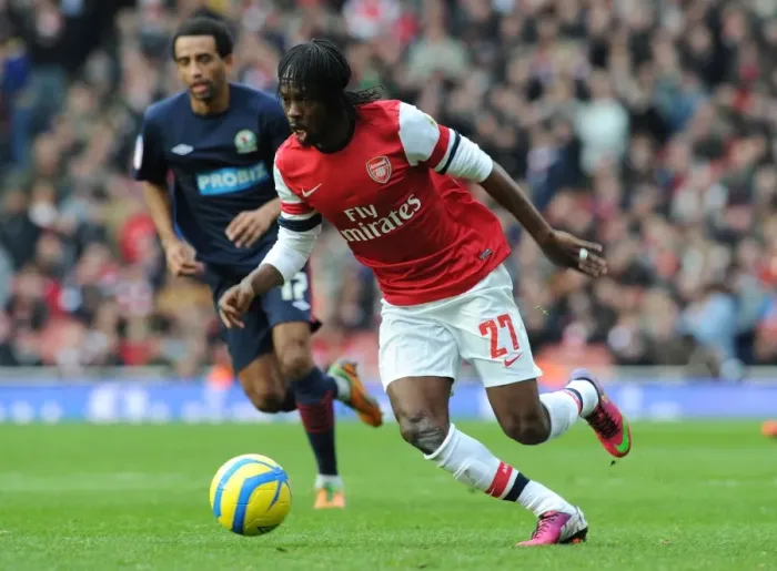 Framed Print : Gervinho in Action: Arsenal vs Blackburn Rovers, FA Cup 2012-13