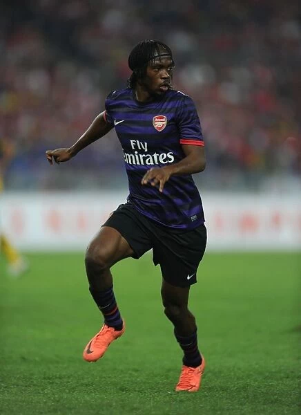 Gervinho in Action: Arsenal vs Malaysia XI (2012)