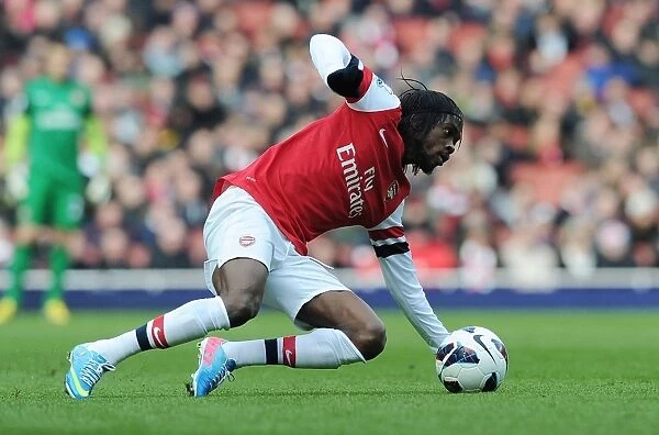 Gervinho in Action: Arsenal vs. Reading, Premier League 2012-13