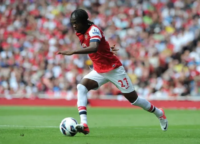 Framed Print : Gervinho in Action: Arsenal vs Sunderland, Premier League 2012-13