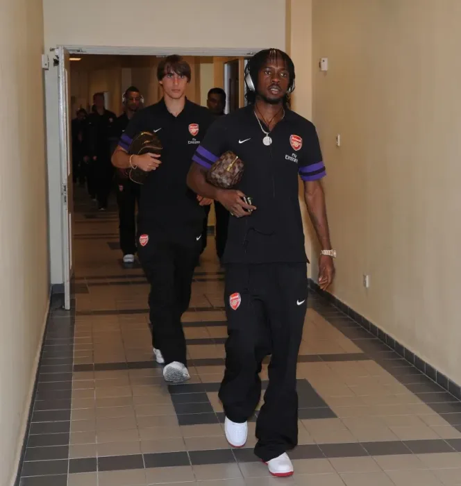 Framed Print : Gervinho of Arsenal Before Malaysia XI Friendly, 2012