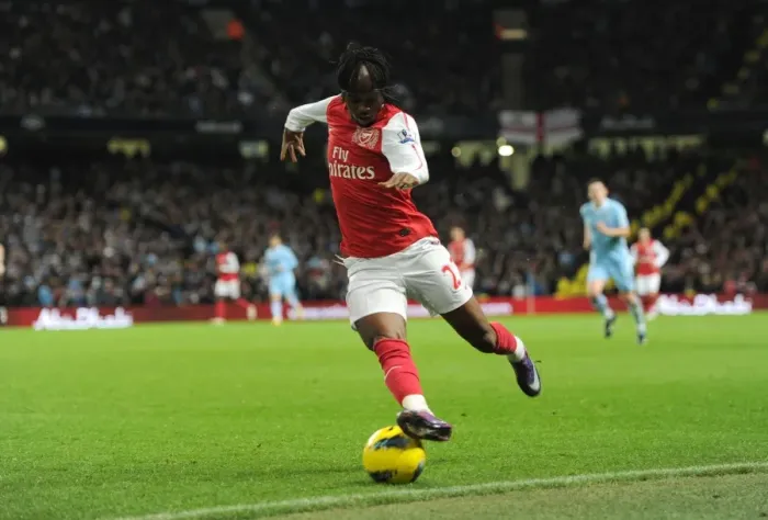 Framed Print : Gervinho Faces Manchester City: Arsenal vs. Manchester City, Premier League 2011-12 Framed Print : Gervinho Faces Manchester City: Arsenal vs. Manchester City, Premier League 2011-12