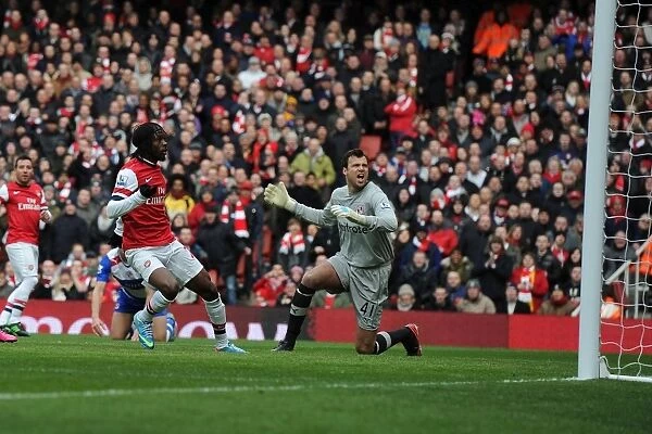 Gervinho Scores First Goal: Arsenal vs. Reading, Premier League 2012-13