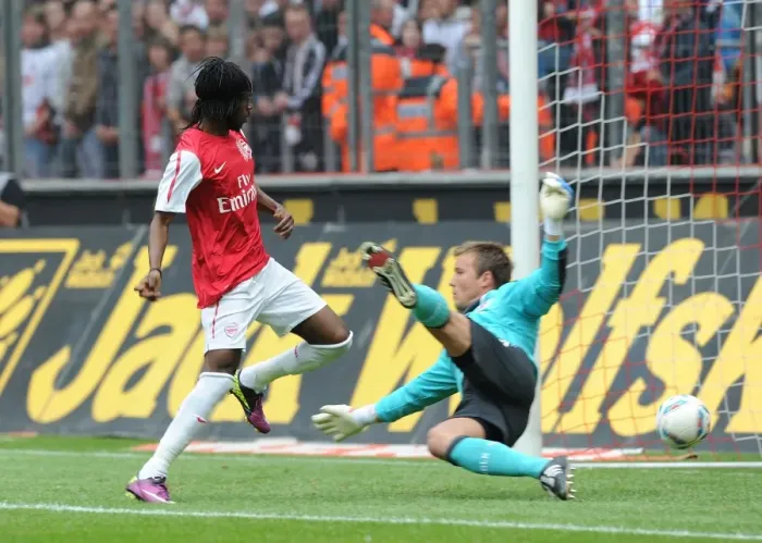 Framed Print : Gervinho Scores the Second Goal: Arsenal's Pre-Season Victory over Cologne Framed Print : Gervinho Scores the Second Goal: Arsenal's Pre-Season Victory over Cologne