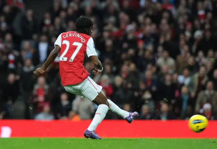 Framed Print : Gervinho Scores the Winner: Arsenal vs. Wolverhampton Wanderers, Premier League 2011-2012 Framed Print : Gervinho Scores the Winner: Arsenal vs. Wolverhampton Wanderers, Premier League 2011-2012
