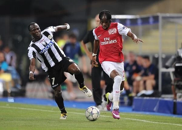 Gervinho vs. Emmanuel Badu: Battle in the UEFA Champions League Play-Offs (Udinese v Arsenal, 2011)