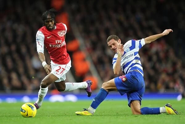 Gervinho vs. Luke Young: A Clash at the Emirates (Arsenal vs. Queens Park Rangers, 2011-12)
