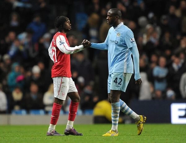 Gervinho and Yaya Toure: A Moment of Sportsmanship Amidst Manchester City vs. Arsenal Rivalry (2011-12)