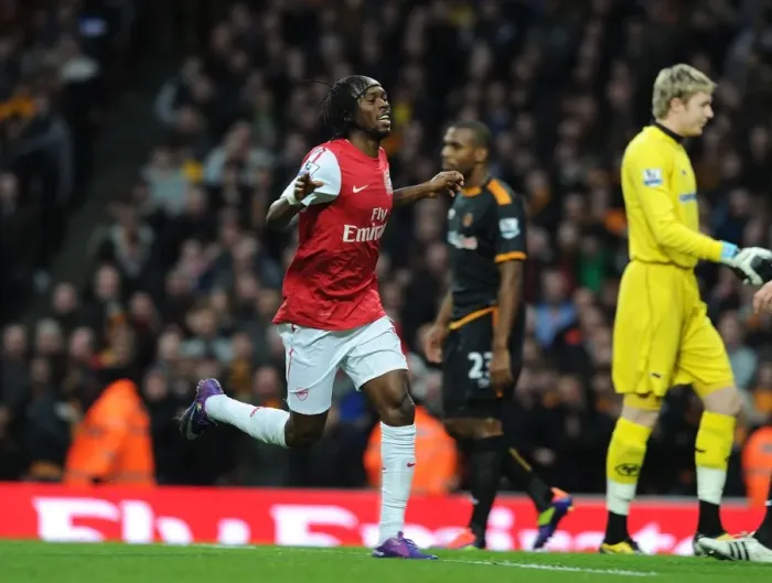 Framed Print : Gervinho's Goal: Arsenal vs. Wolverhampton Wanderers, Premier League 2011-2012