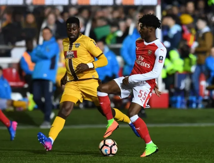 Framed Print : Giant-Killing Surprise: Sutton United Stuns Arsenal in FA Cup Fifth Round Framed Print : Giant-Killing Surprise: Sutton United Stuns Arsenal in FA Cup Fifth Round