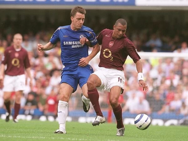 Gilberto (Arsenal) John Terry (Chelsea). Chelsea 1:0 Arsenal. FA Premier League