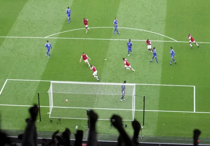 Framed Print : Gilberto's Thrilling Equalizer: Arsenal vs. Chelsea, 1-1 Framed Print : Gilberto's Thrilling Equalizer: Arsenal vs. Chelsea, 1-1