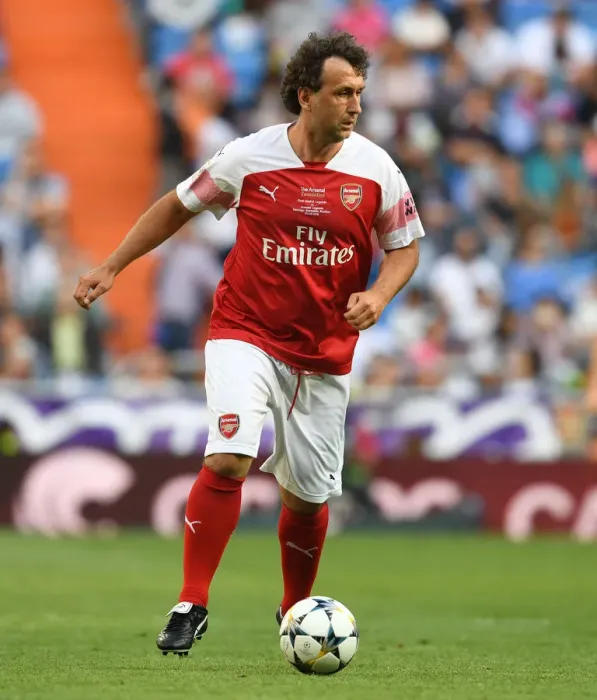 Framed Print : Gilles Grimandi: A Legendary Clash at Bernabeu - Arsenal Legends vs. Real Madrid Legends (2018)