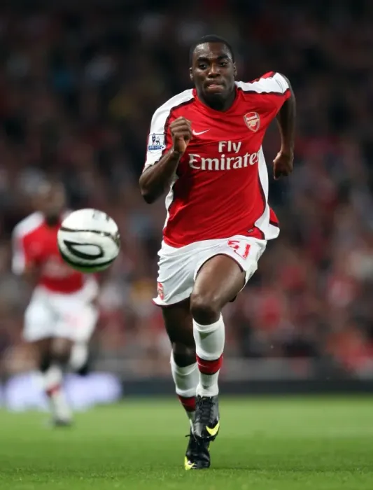 Framed Print : Gilles Sunu Scores for Arsenal: 2-0 Win over West Bromwich Albion in Carling Cup