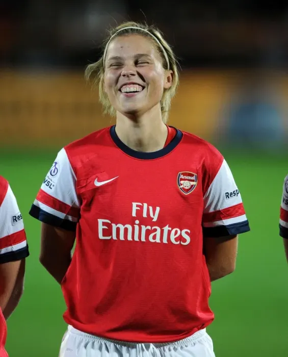 Framed Print : Gilly Flaherty in Action: Arsenal Ladies vs. Birmingham City Ladies - WSL Cup Final (2012-13)