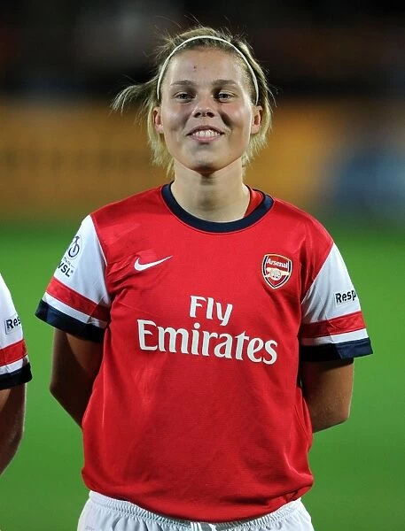 Gilly Flaherty in Action: Arsenal Ladies vs. Birmingham City Ladies - FA WSL Continental Cup Final