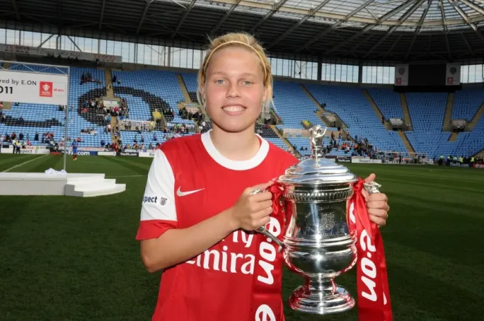 Framed Print : Gilly Flaherty (Arsenal) with the FA Cup Trophy. Arsenal Ladies 2: 0 Bristol Academy Framed Print : Gilly Flaherty (Arsenal) with the FA Cup Trophy. Arsenal Ladies 2: 0 Bristol Academy