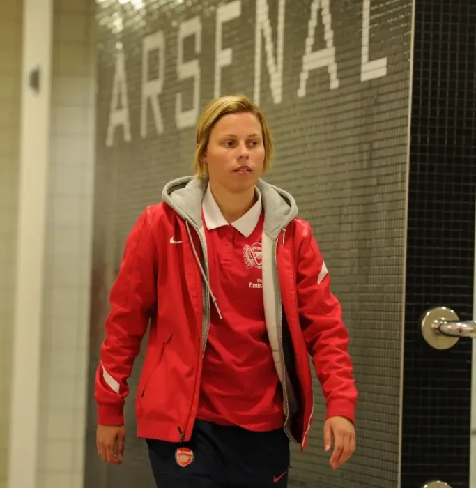Framed Print : Gilly Flaherty: Arsenal Ladies Focus Before Battle Against Chelsea in WSL Framed Print : Gilly Flaherty: Arsenal Ladies Focus Before Battle Against Chelsea in WSL