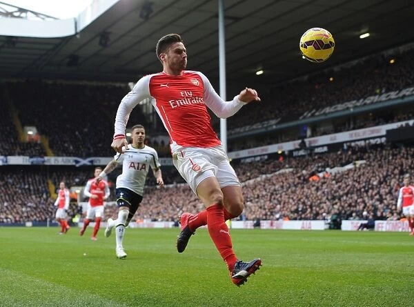 Giroud in Action: Arsenal vs. Tottenham, Premier League 2014-15