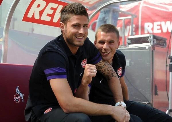 Giroud and Podolski Reunited: Arsenal Stars Face Off Against Cologne in 2012 Pre-Season Friendly