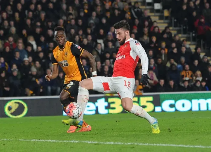 Framed Print : Giroud Strikes Again: Arsenal's FA Cup Victory over Hull City Framed Print : Giroud Strikes Again: Arsenal's FA Cup Victory over Hull City