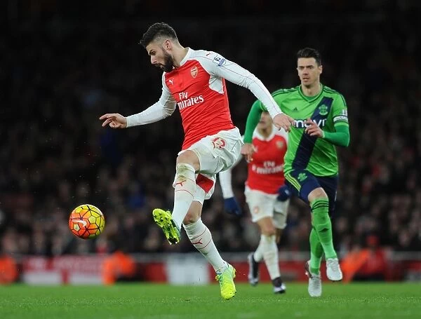 Giroud vs Fonte: A Clash at Emirates - Arsenal vs Southampton, Premier League 2015-16