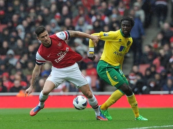 Giroud vs. Kamara: Clash at the Emirates - Arsenal vs. Norwich City, Premier League 2012-13