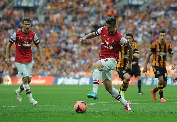 Giroud's Backheel Assists Ramsey's FA Cup-Winning Goal: Arsenal's Triumph at Wembley (2014)