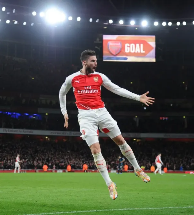 Framed Print : Giroud's Brace: Arsenal's Premier League Victory Over Manchester City (December 2015) Framed Print : Giroud's Brace: Arsenal's Premier League Victory Over Manchester City (December 2015)