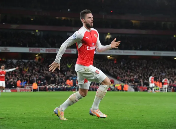 Framed Print : Giroud's Brace: Arsenal's Victory Over Manchester City (2015-16) Framed Print : Giroud's Brace: Arsenal's Victory Over Manchester City (2015-16)