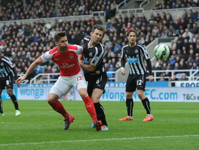 Framed Print : Giroud's Brilliant Goal: Arsenal Triumphs Over Newcastle United (March 2015)