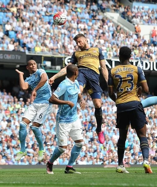 Giroud's Decisive Strike: Manchester City vs. Arsenal, Premier League 2015-16