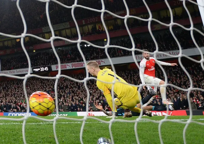 Framed Print : Giroud's Dramatic Goal: Arsenal's Victory Over Manchester City, Premier League 2015-16 Framed Print : Giroud's Dramatic Goal: Arsenal's Victory Over Manchester City, Premier League 2015-16
