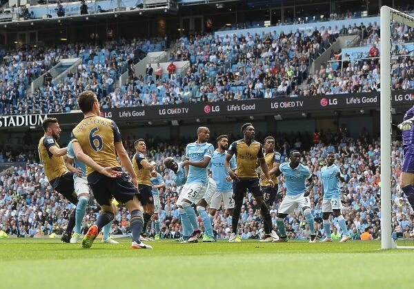 Giroud's Dramatic Last-Minute Goal: Manchester City vs. Arsenal, Premier League 2015-16