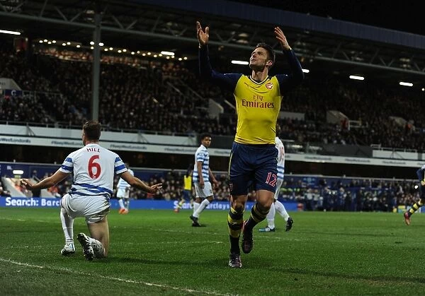 Giroud's Goal: Arsenal Triumphs over Queens Park Rangers (2015)