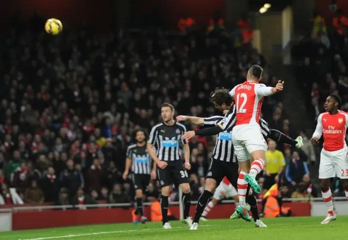 Framed Print : Giroud's Last-Minute Goal: Arsenal Edge Past Newcastle in Premier League Thriller Framed Print : Giroud's Last-Minute Goal: Arsenal Edge Past Newcastle in Premier League Thriller